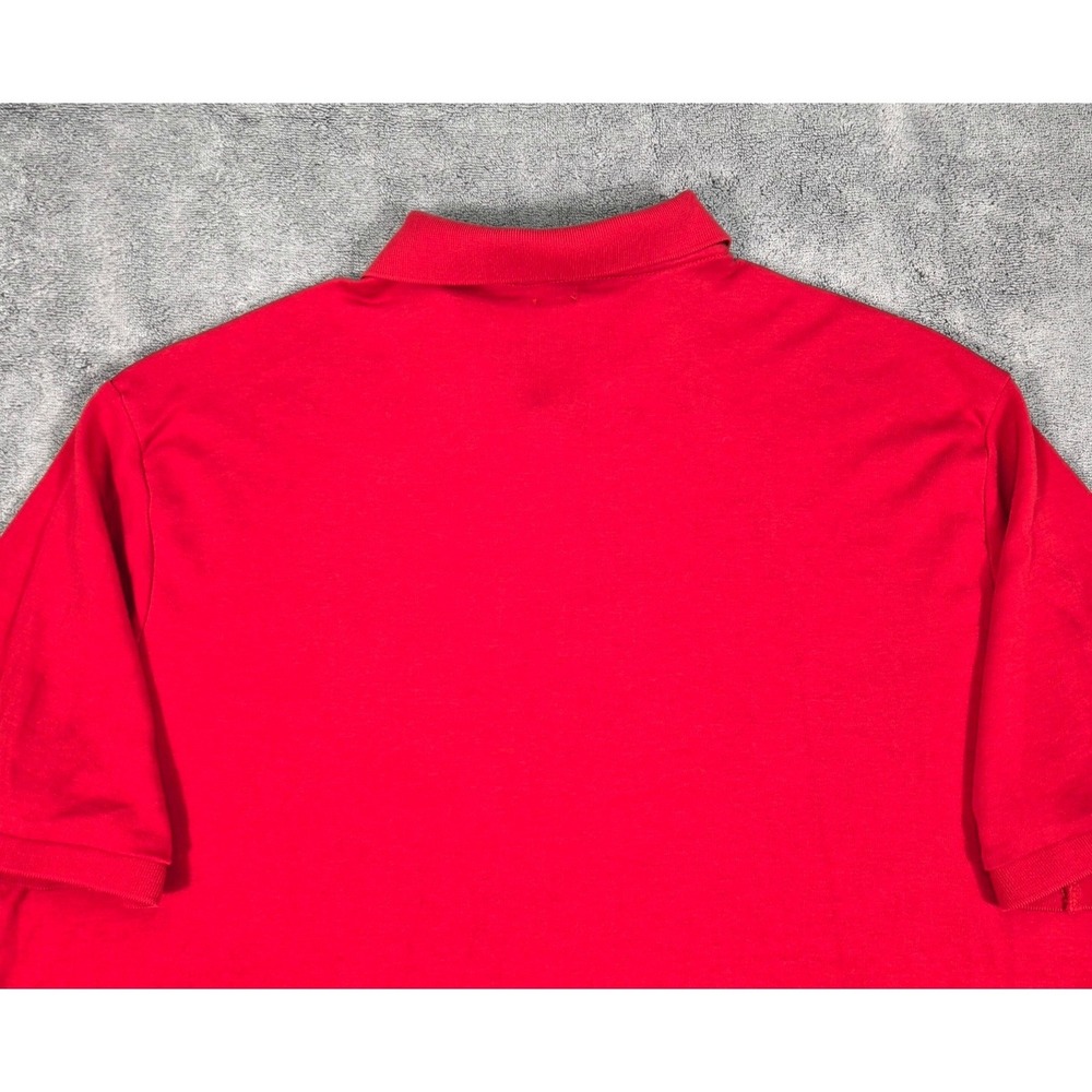 Polo Ralph Lauren Polo Shirt Mens XL Red Excellent Classic Fit Short Sleeve Logo - Picture 13 of 13